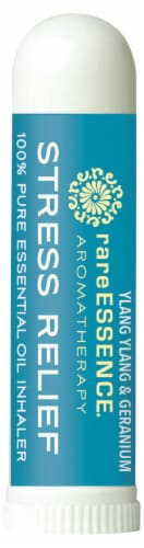Rare Essence Stress Less Aromatherapy Roll On Oil Perspective: front