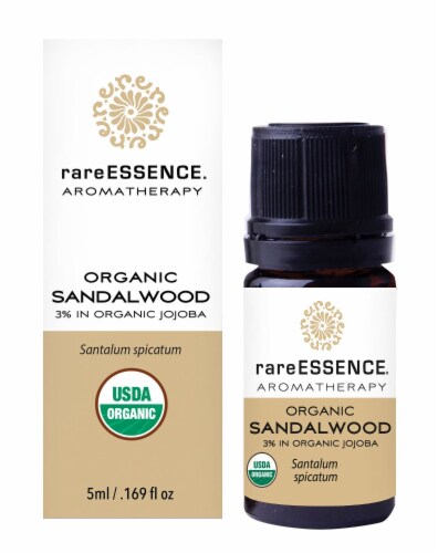 Rare Essence® Organic Sandalwood Perspective: front