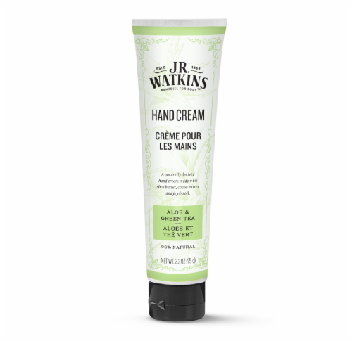J.R. Watkins™ Aloe and Green Tea Hand Cream Perspective: front