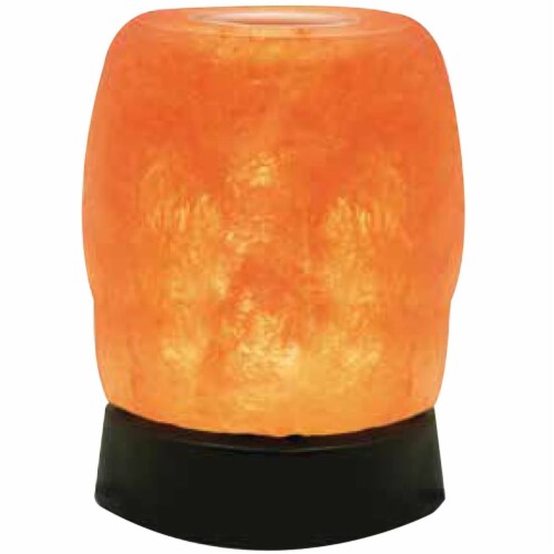 Himalayan Glow Pink Salt Lamp Aroma Therapy USB Night Light with Plastic Base 2 4 lbs 1 Gerbes Super Markets