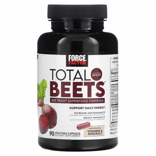 Force Factor Total Beets Beetroot Superfood Formula 90 Vegetable