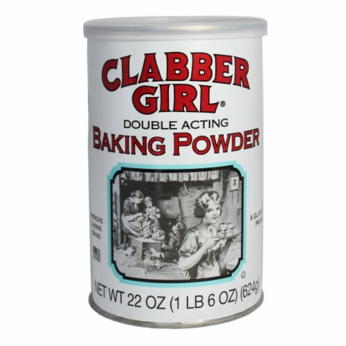 Clabber Girl Baking Powder, 22-Ounce Packages (Pack of 4) Perspective: front