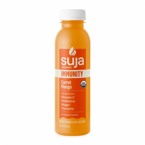 Suja Organic Immunity Carrot Mango Cold Pressed Juice Perspective: front