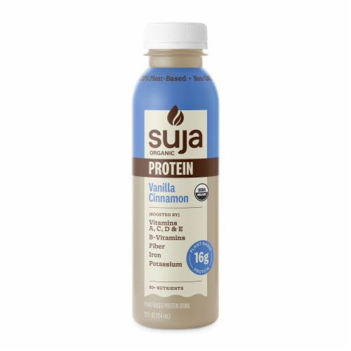Suja Organic Vanilla Cinnamon Protein Shake Perspective: front
