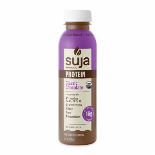 Suja Organic Classic Chocolate Protein Shake Perspective: front
