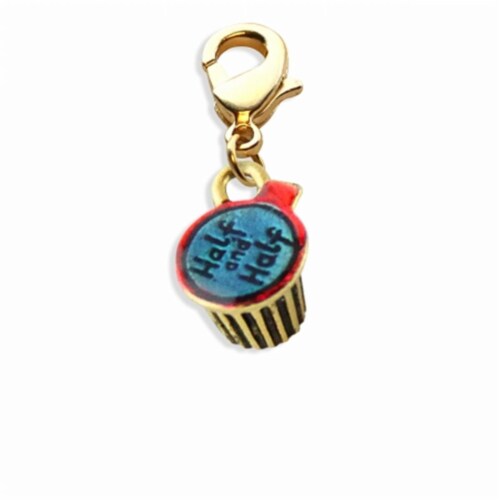 Whimsical Gifts 1395G Half & Half Charm Dangle in Gold Perspective: front