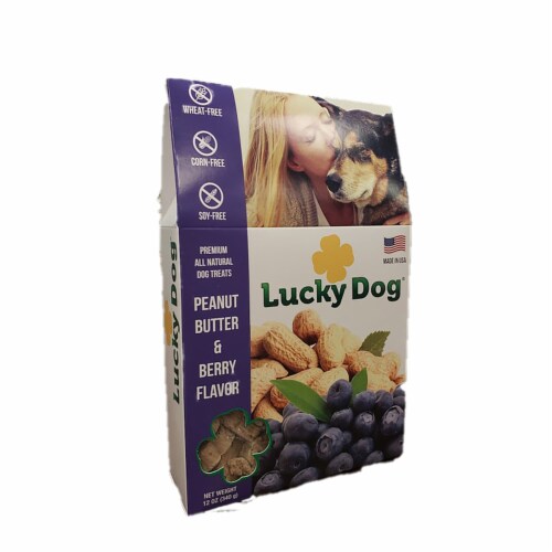 Lucky Dog Peanut Butter Berries Grain Free Treats For Dogs 12 oz. 6 in. 1 pk Total Qty Count of 1 Mariano s