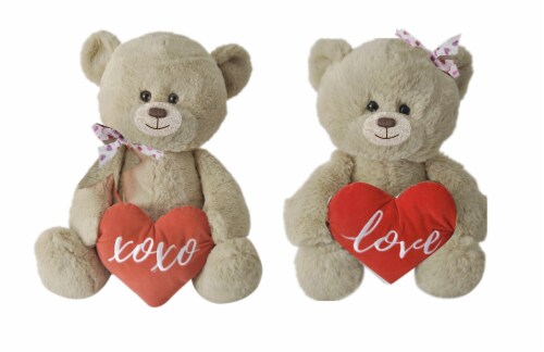 The Petting Zoo Beautiful Bear Plush - Assorted Perspective: front