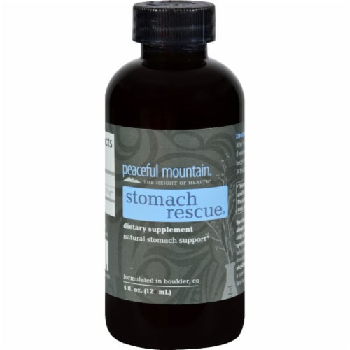 Peaceful Mountain Stomach Rescue Dietary Supplement Perspective: front