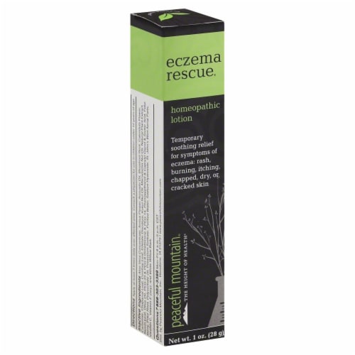 Peaceful Mountain Eczema Rescue Homeopathic Lotion Perspective: front