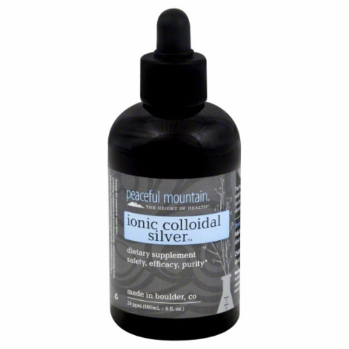 Peaceful Mountain Ionic Colloidal Silver Dietary Supplement 6 Fl Oz King Soopers