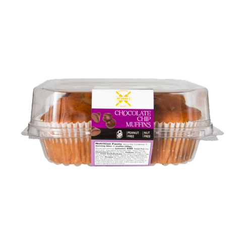 Antonina's Artisan Bakery® Gluten Free Chocolate Chip Muffins Perspective: front