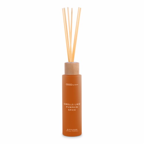 Stone Candles COCO Pumpkin Spice Scented Reed Diffuser Perspective: front