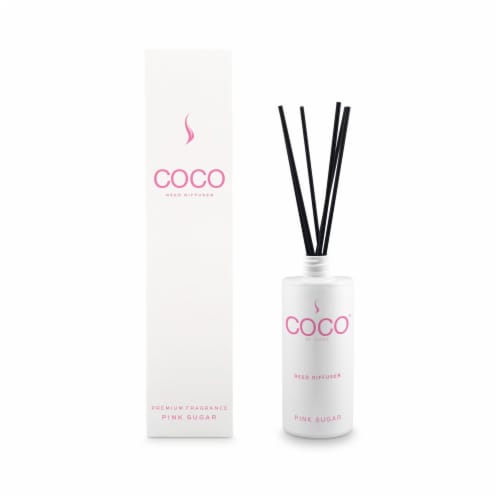 Stone Candles COCO Pink Sugar Diffuser Perspective: front