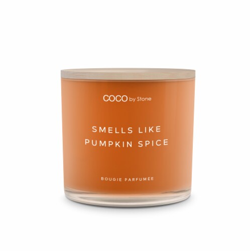 Coco by Stone Smells Like Pumpkin Spice Candle Perspective: front