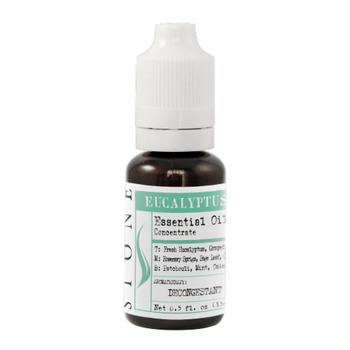 Stone Candles Eucalyptus Essential Oil Concentrate Perspective: front