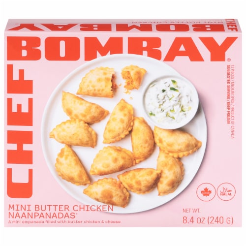 Chef Bombay Mini Butter Chicken Naanpanadas Perspective: front