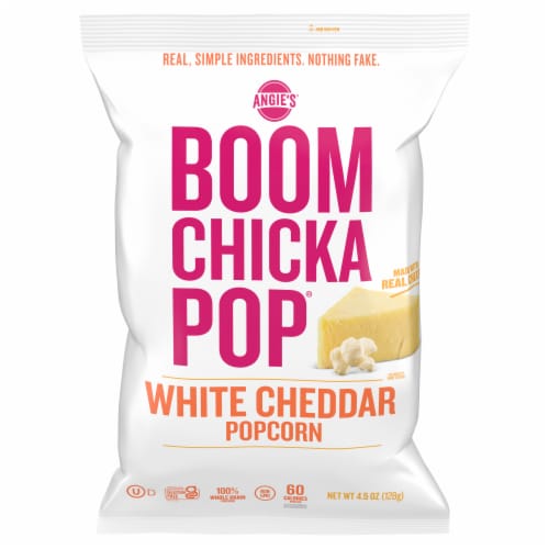 Angie's® BOOMCHICKAPOP White Cheddar Popcorn Perspective: front