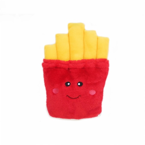 Zippy Paws NomNomz Fries Dog Toy Perspective: front
