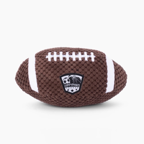 Zippypaws Plush Football Perspective: front