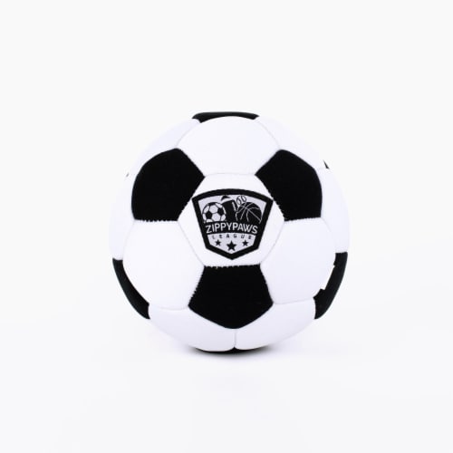 Zippy Paws Plush Soccer Ball Perspective: front
