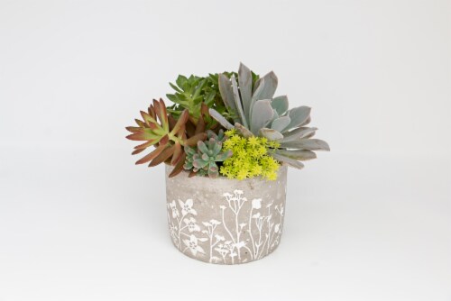 Make a Wish Planter Perspective: front
