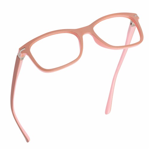 Readerest Beige/Pink Blocking Reading Glasses (3.75 Magnification) Perspective: front