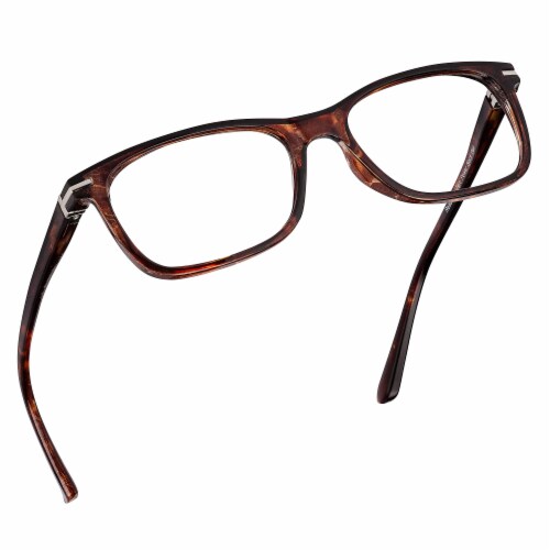 Readerest Blue Light Blocking Reading Glasses - Bourbon Tortoise, 3.75 Magnification Perspective: front