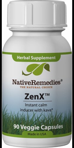 Native Remedies ZenX Vegetarian Capsules Perspective: front