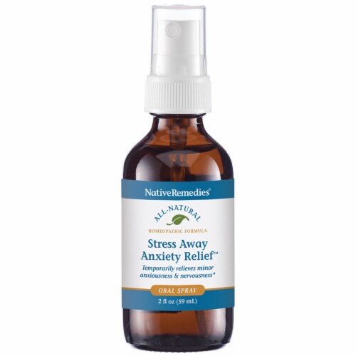 Native Remedies Stress Away Anxiety Relief Oral Spray Perspective: front
