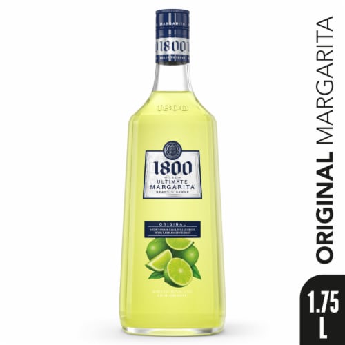 1800 The Ultimate Margarita Original Prepared Cocktails Ready To Serve Perspective: front