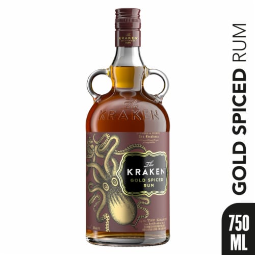 Kraken® Gold Spiced Rum Perspective: front