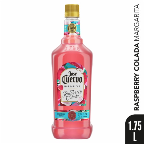 Jose Cuervo Authentic Margarita Raspberry Colada Ready To Serve Prepared Cocktails Perspective: front