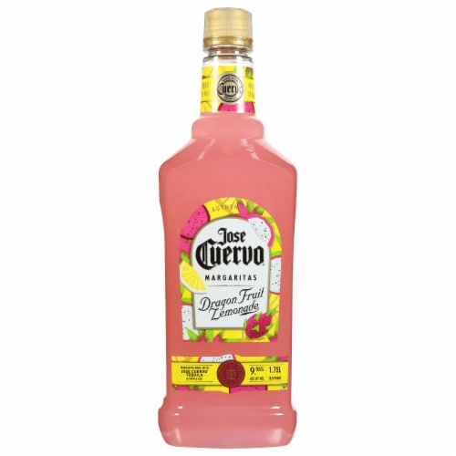 Jose Cuervo® Ready to Drink Tequila Dragon Fruit Lemonade Margarita Cocktail Perspective: front