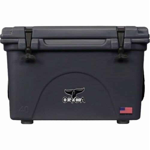 Orca 40 Qt. 48-Can Cooler, Charcoal Gray ORCCH040 Perspective: front