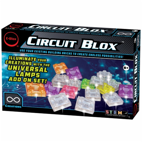 E-Blox Circuit Blox LED Light Blocks Perspective: front