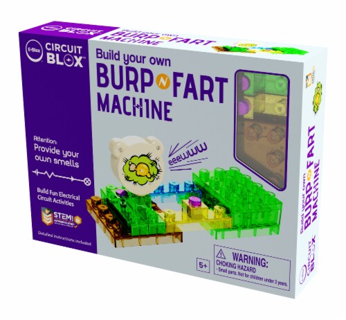 E-Blox Circuit Blox Build Your Own Burp & Fart Machine Perspective: front