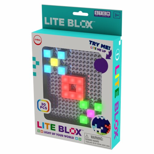 E-Blox Lite Blox LED Building Block Set, 1 ct - Baker's