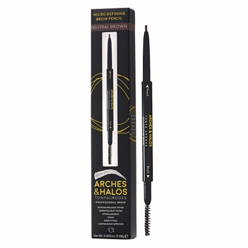 Arches & Halos Micro Defining Brow Pencil - Neutral Brown Perspective: front