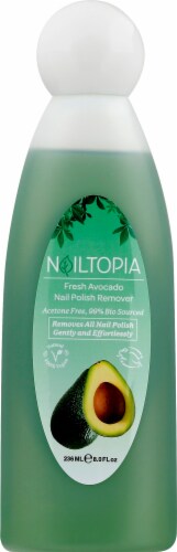 Nailtopia Fresh Avocado Nail Polish Remover Perspective: front