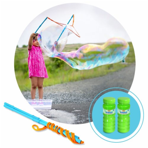 24oz Giant Bubble Maker for Kids Outdoor Toy Big Bubble Wands Ages 3 24oz Harris Teeter