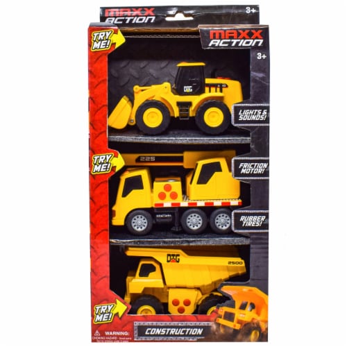 Maxx Action Mini Construction Vehicles Perspective: front
