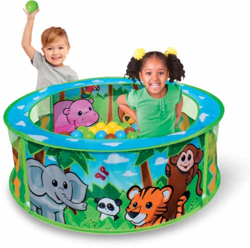 Sunny Days Zoo Adventure Ball Pit Perspective: front