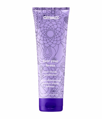 Amika Bust Your Brass Cool Blonde Conditioner Perspective: front
