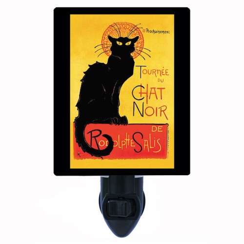 Vintage Cats Photo Night Light Chat Noir Black Cat Free Extra Picture For Lights 1 Kroger