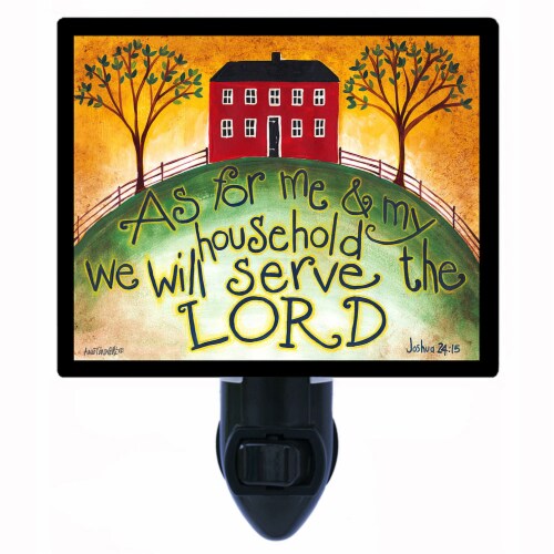 Household Serve The Lord {Night Light} Household Serve The Lord {Night Light}
