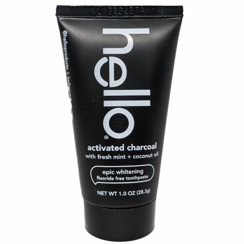 Hello Charcoal Whitening Toothpaste, 1 oz Kroger