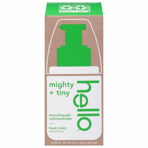 Hello® Fresh Mint Mouthwash Perspective: front