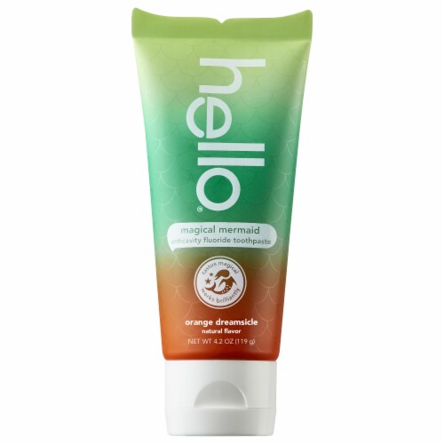 Hello Kids Magical Mermaid Toothpaste Perspective: front