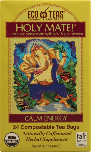 Eco Holy Mate® Calm Energy Tea Perspective: front